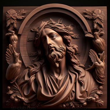 3D model st jesus (STL)